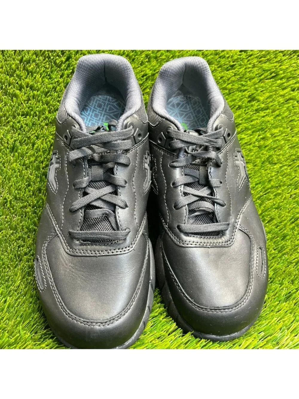 Kuru Kinetic 2.0 Womens Size 9 Black Athletic Leather Walking Shoes Sneakers